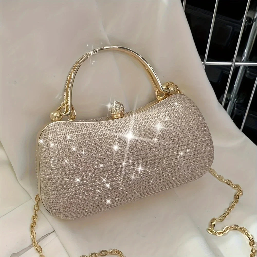 Gold Chain Evening Bag