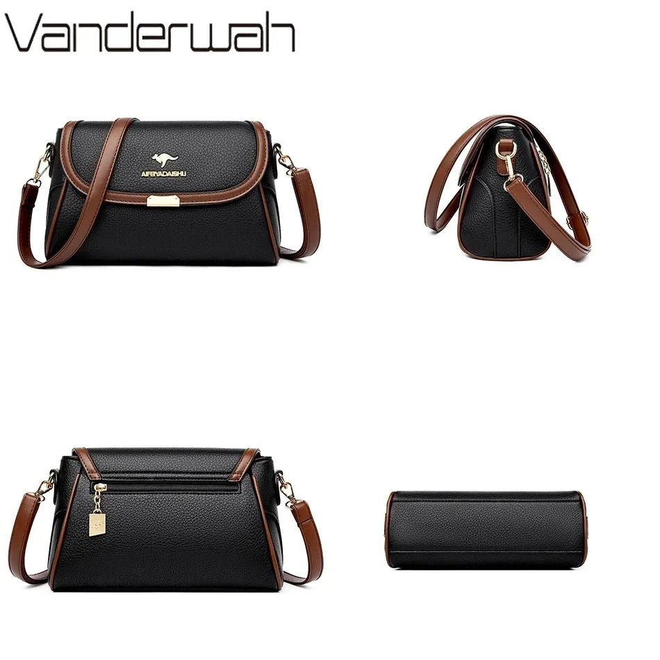 Leather Shoulder Bag Women