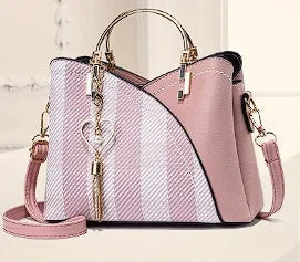 Color-Block Bucket Bag