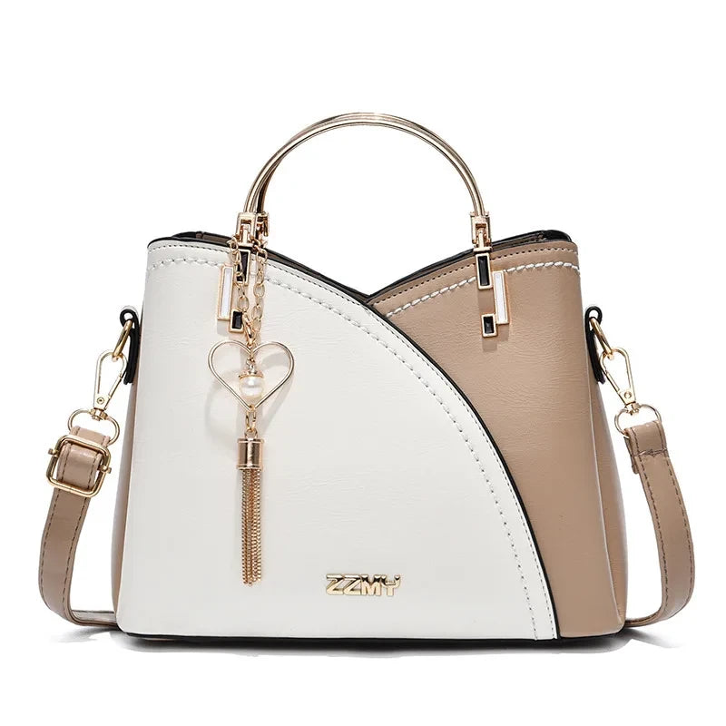 Color-Block Bucket Bag