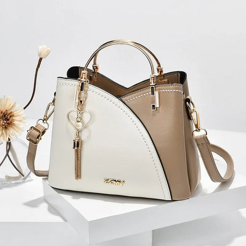 Color-Block Bucket Bag