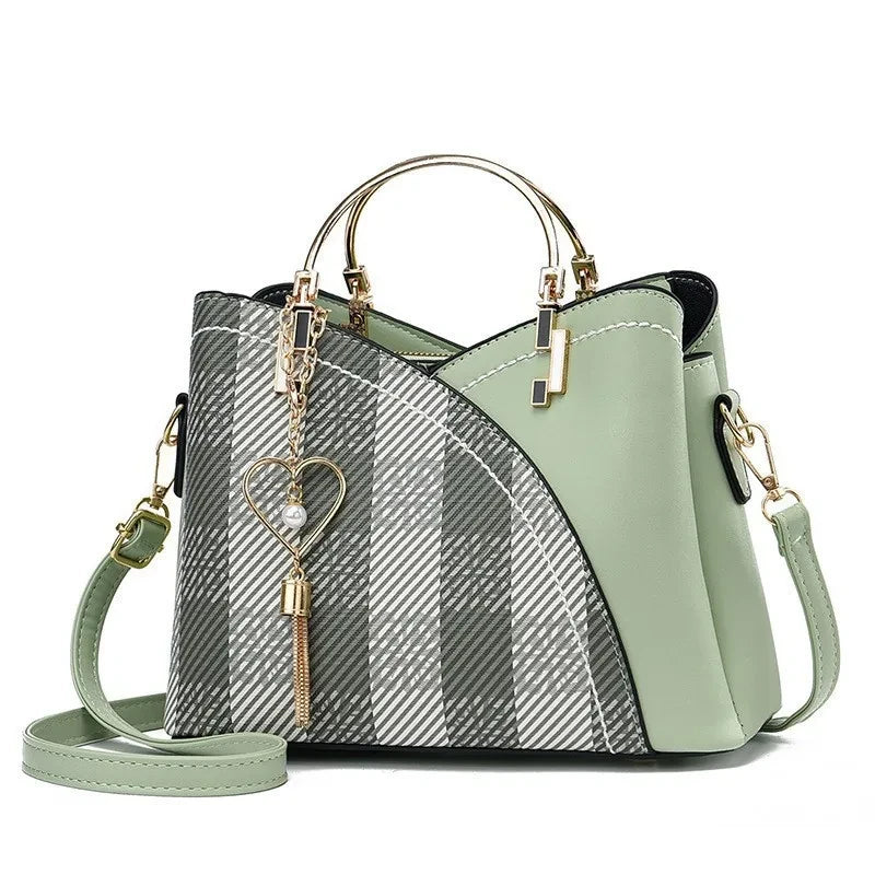 Color-Block Bucket Bag