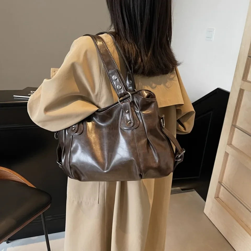 Soft PU Leather Shoulder Bag