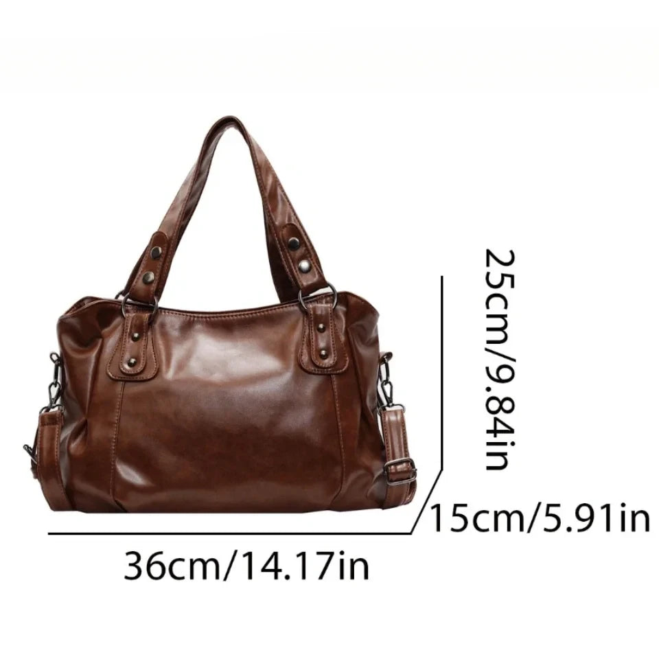 Soft PU Leather Shoulder Bag