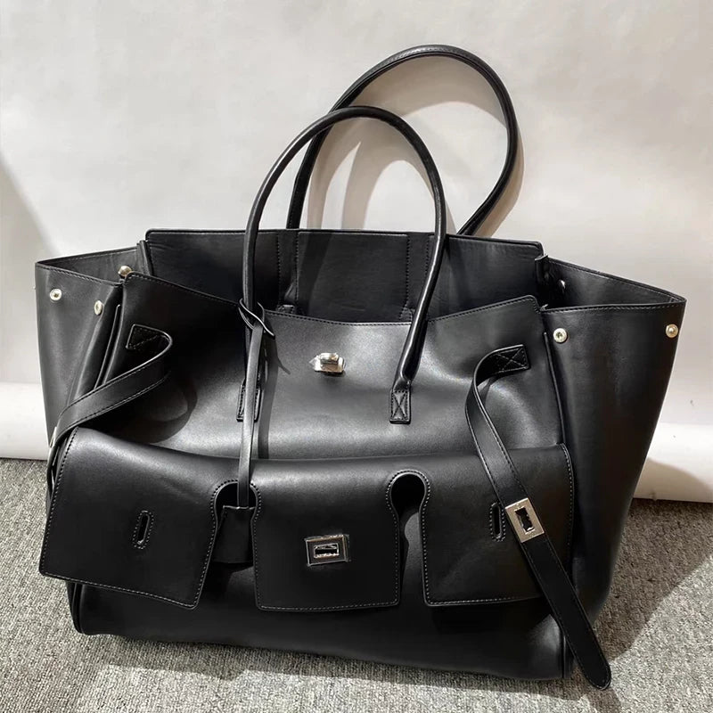 Large Leather Tote Bag