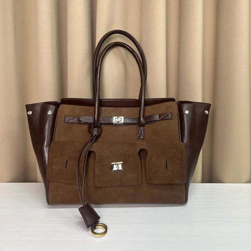 Large Leather Tote Bag