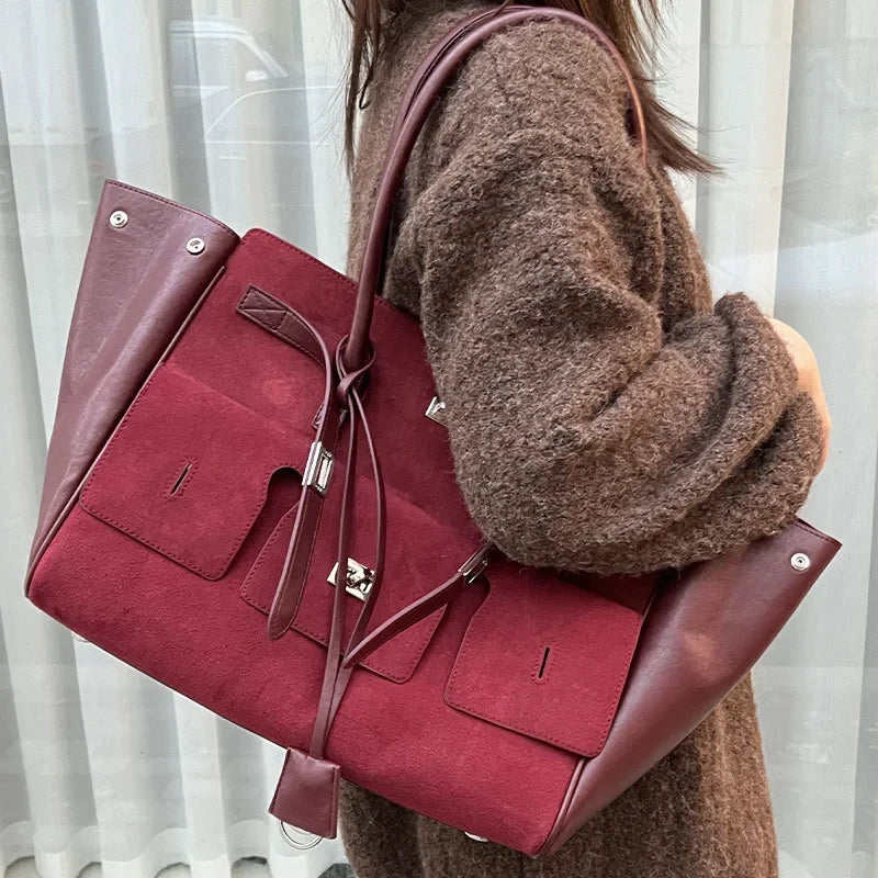 Large Leather Tote Bag