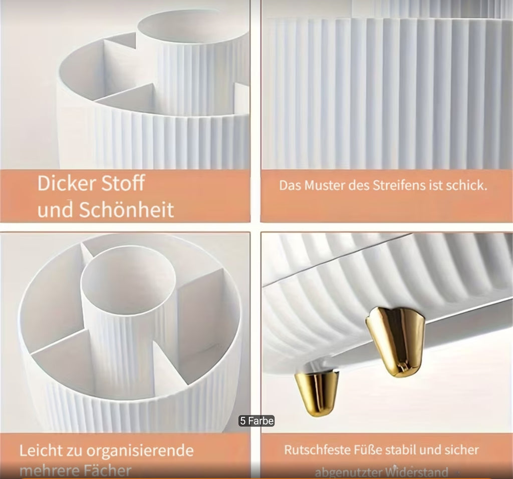 360° drehbarer Make-up-Organizer