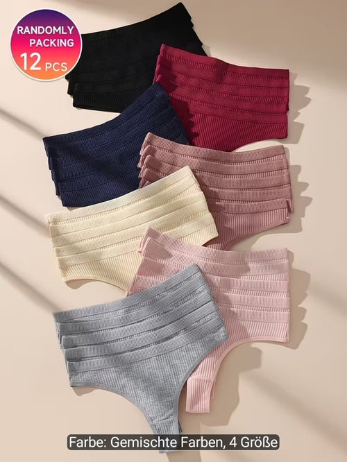 12er Pack Damen Slips