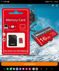 Speicherkarte 16GB mit Adapter, Highspeed Flash TF-Kart