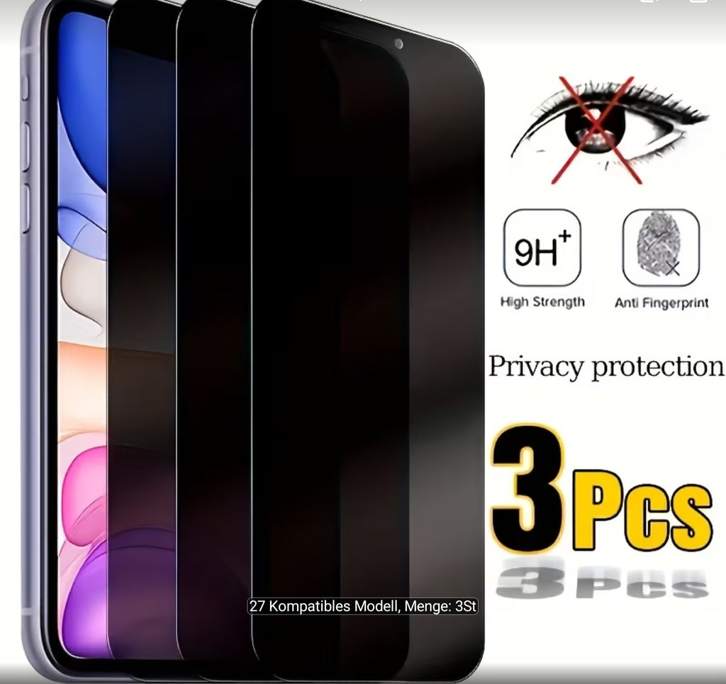 Blickschutz-, Bildschirmschutzfolie für iPhone