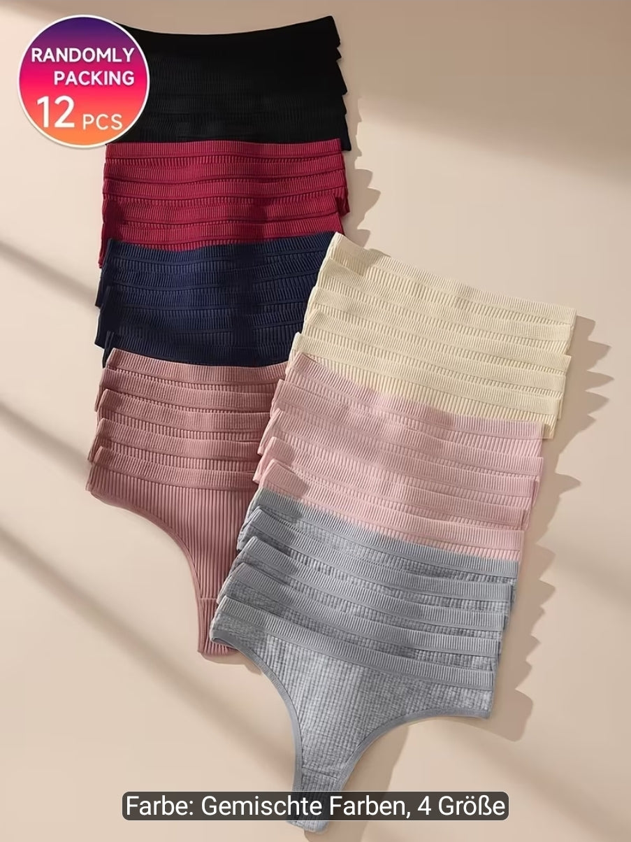 12er Pack Damen Slips