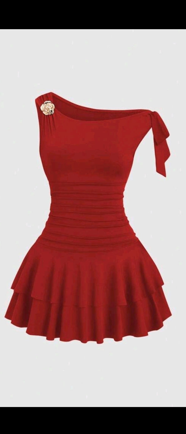 Sweetra Damen braunes Bodycon-Kleid