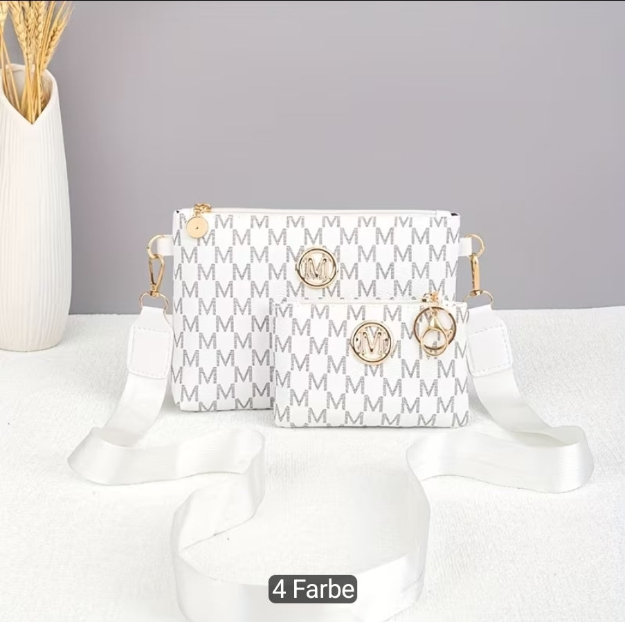 Dieses neue, stylische Crossbody Bag Set besteht aus zwei Teilen